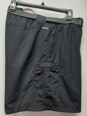 Columbia Women's Plus Size 2X Sandy River Cargo Shorts Black Hiking Fishing 6"